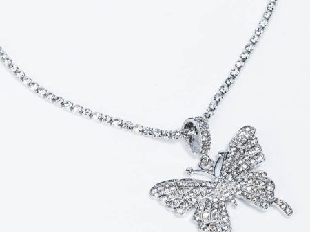 FLY GIRL BLING BUTTERFLY NECKLACE Online Sale