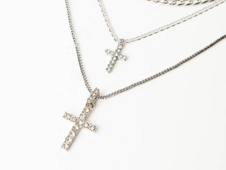 LIKE A PRAYER LAYERED NECKLACE on Sale