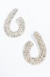 SIDE SLING RHINESTONE EARRING Cheap