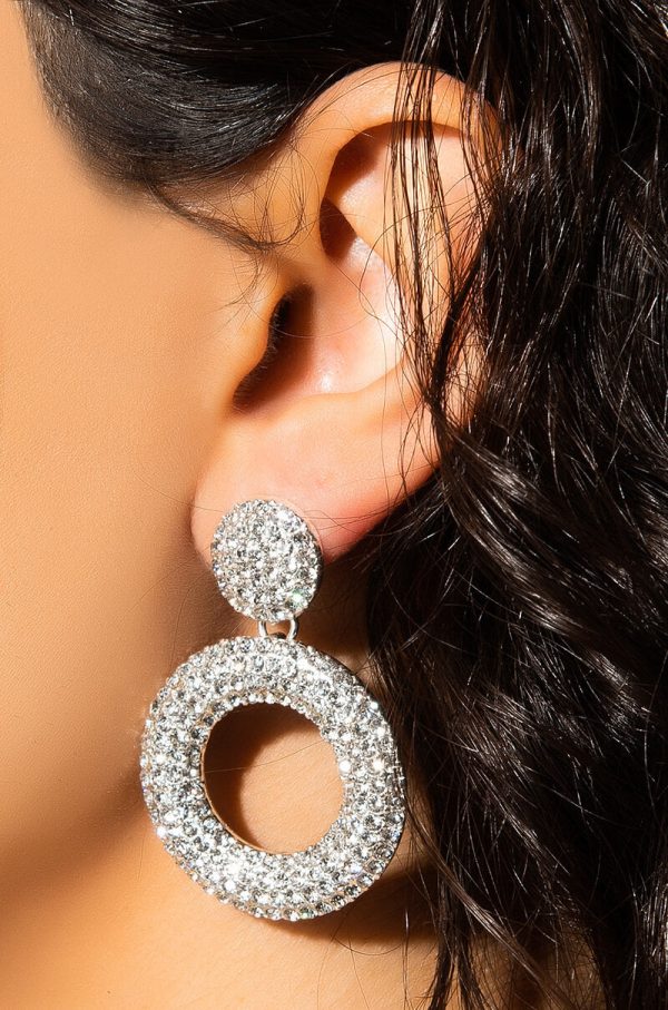 SRSLY RHINESTONE EARRING Online