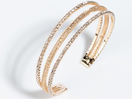 KATIE CUFF BRACELET GOLD Fashion