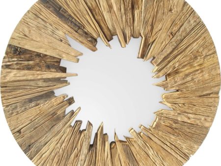 Wooden Sunburst Mirror Supply