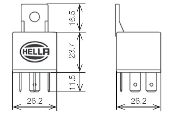 Hella Relay 12V 20 40A Spdt Res Bkt Online