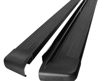 Westin SG6 Black Aluminum Running Boards 85.50 in For Cheap