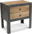 Bolt Sidetable W 2 Drawers Natural Supply