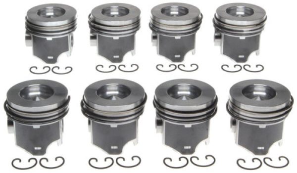 Mahle OE GM 6.6L Duramax 06-09 LMM LBZ Vin 26D Right Bank Only Piston Set (Set of 4) Fashion