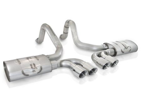 Stainless Works 1997-04 Corvette C5 3in Axleback Quad 3-1 2in Slash-Cut Tips Online now