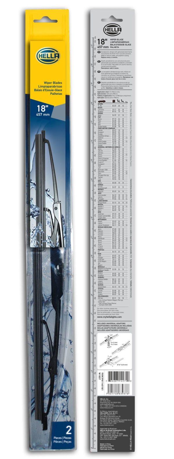 Hella Standard Wiper Blade 18in - Pair Online