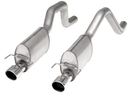 Stainless Works 2006-13 Corvette C6ZO6 ZR1 3in Axleback S-Tube Mufflers Dual 4in Rolled Edge Tips Supply