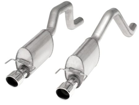 Stainless Works 2006-13 Corvette C6ZO6 ZR1 3in Axleback Chambered Mufflers Dual 4in Rolled Edge Tips Supply