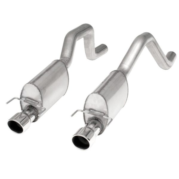 Stainless Works 2006-13 Corvette C6ZO6 ZR1 3in Axleback Chambered Mufflers Dual 4in Rolled Edge Tips Supply