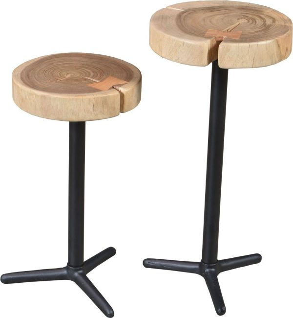 Byron Accent Tables Set Of 2 For Sale