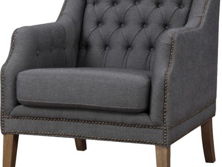 Maddox Club Chair Grey Fashion