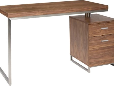 Martos Desk Walnut For Cheap