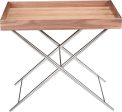 Fletcher Side Table Walnut Fashion