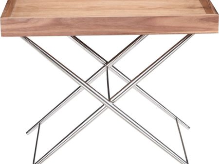 Fletcher Side Table Walnut Fashion