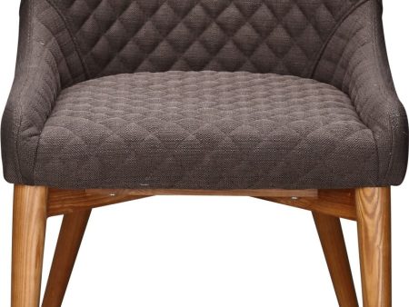 Dax Dining Chair Brown Hot on Sale