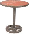 Wheel Table Round Orange For Sale