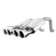 Stainless Works 2006-13 Corvette C6ZO6 ZR1 3in Axleback Chambered Mufflers Quad 4in Rolled Edge Tips Fashion