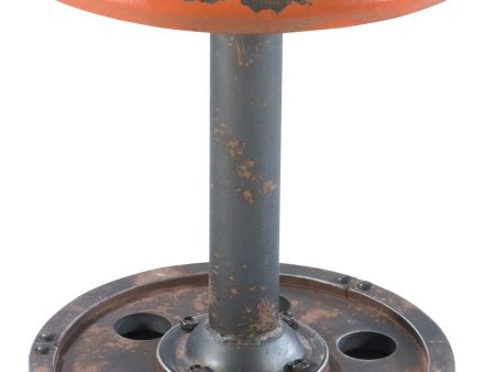 Wheel Stool Orange Fashion