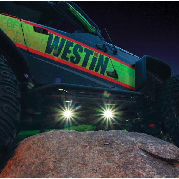 Westin LED Rock Light Kit - 07-18 Jeep Wrangler JK   18-19 Jeep Wrangler JL Cheap