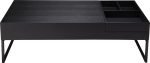 Ainsley Coffee Table W Flip Tray Black Fashion