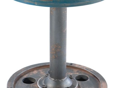 Wheel Stool Blue For Sale